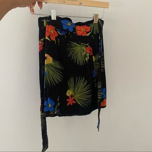 Wrap Mini Skirt